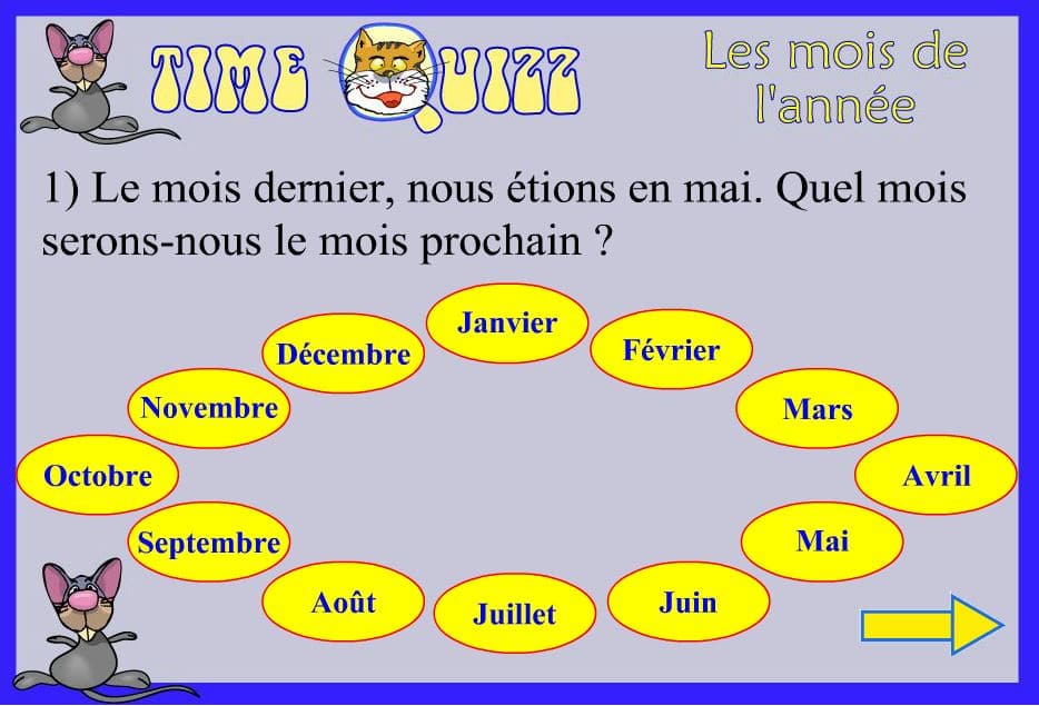 SE SITUER DANS LE TEMPS en ligne – Jeuxtravaillenligne